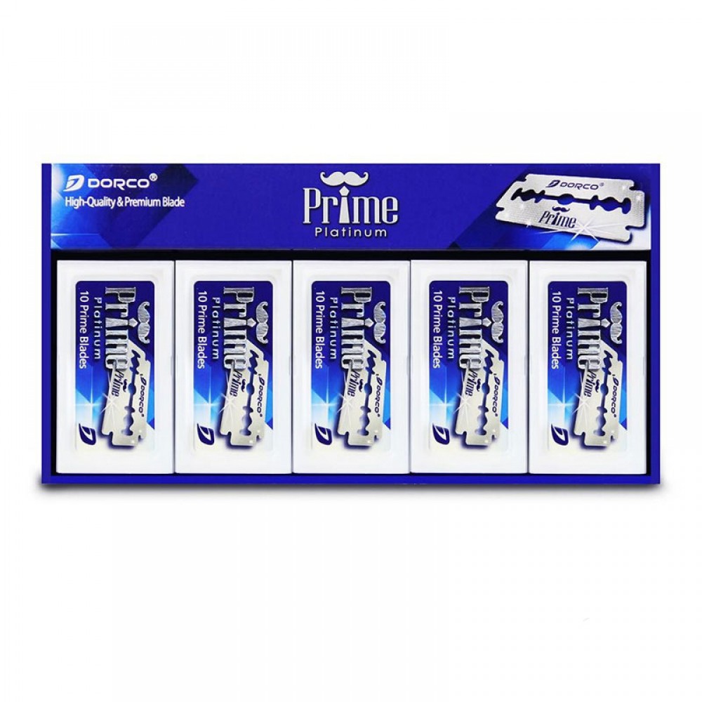 Купити Леза Dorco Prime Platinum DE Razor Blades 100 шт з